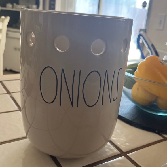 Rae Dunn Kitchen Rae Dunn Onions Canister No Lid Poshmark